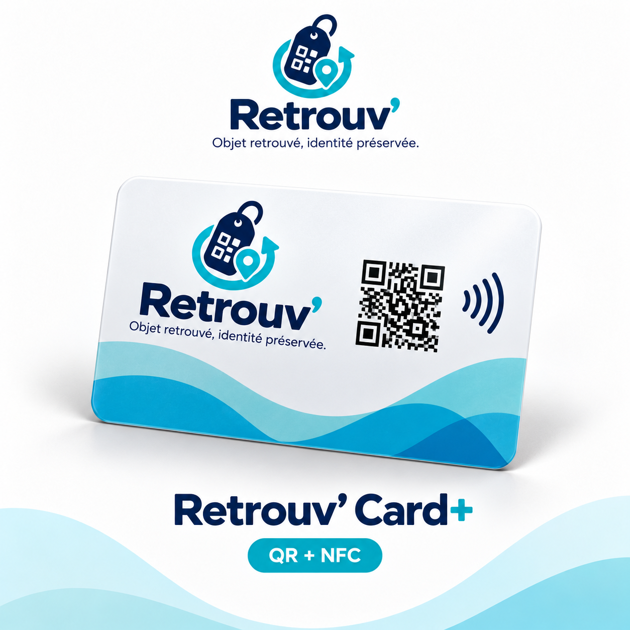 Retrouv’ Card+ — QR + NFC