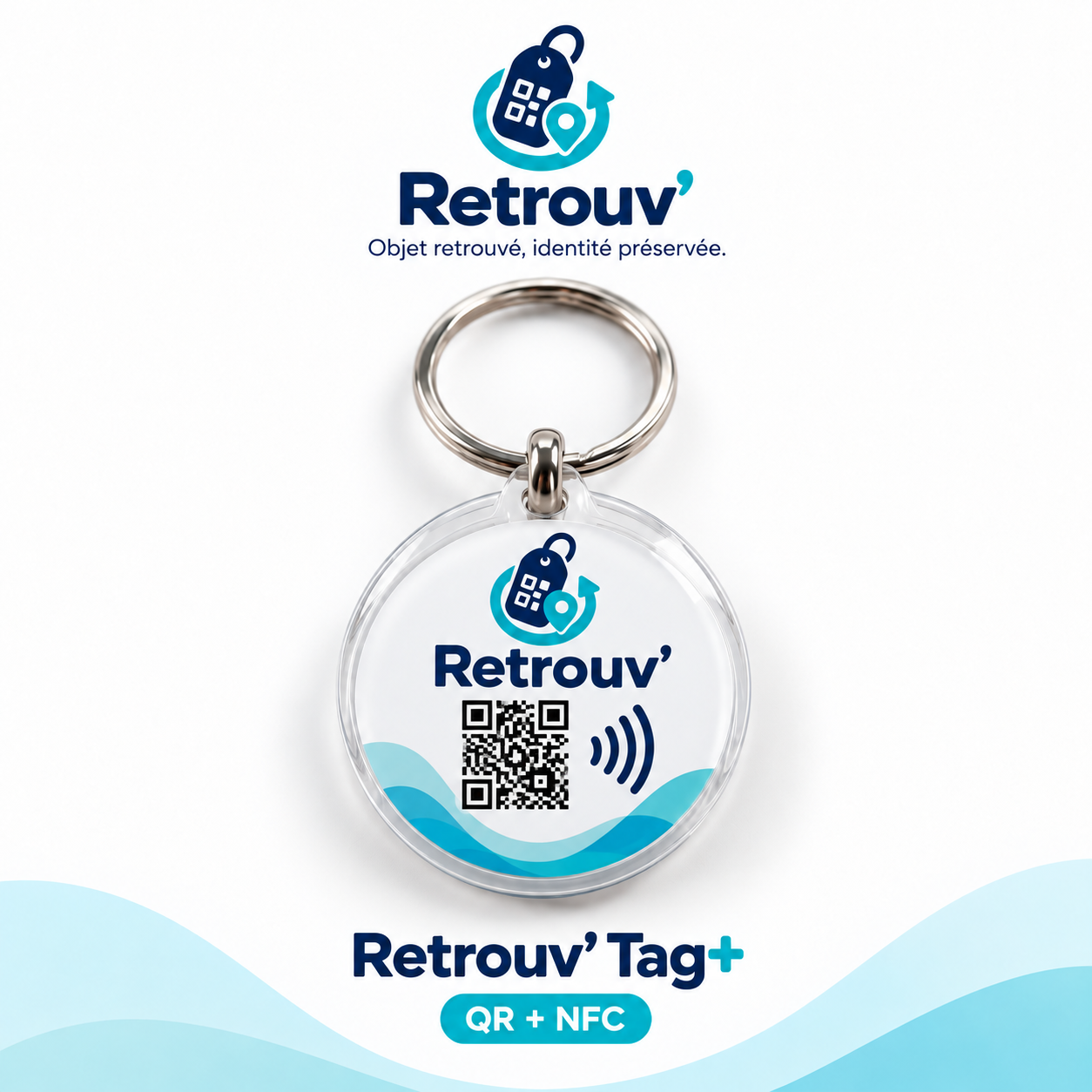 Retrouv’ Tag+ — QR + NFC